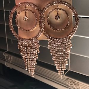 Diamond Dangle Earrings